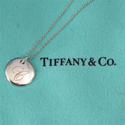 monogram necklace tiffany.